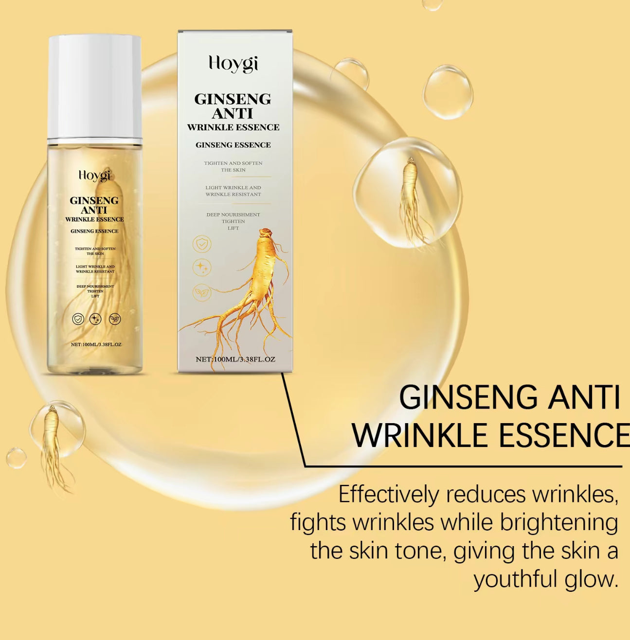 Vivora Ginseng Anti Wrinkle Essence Water – Hydrate, Firm & Smooth Skin